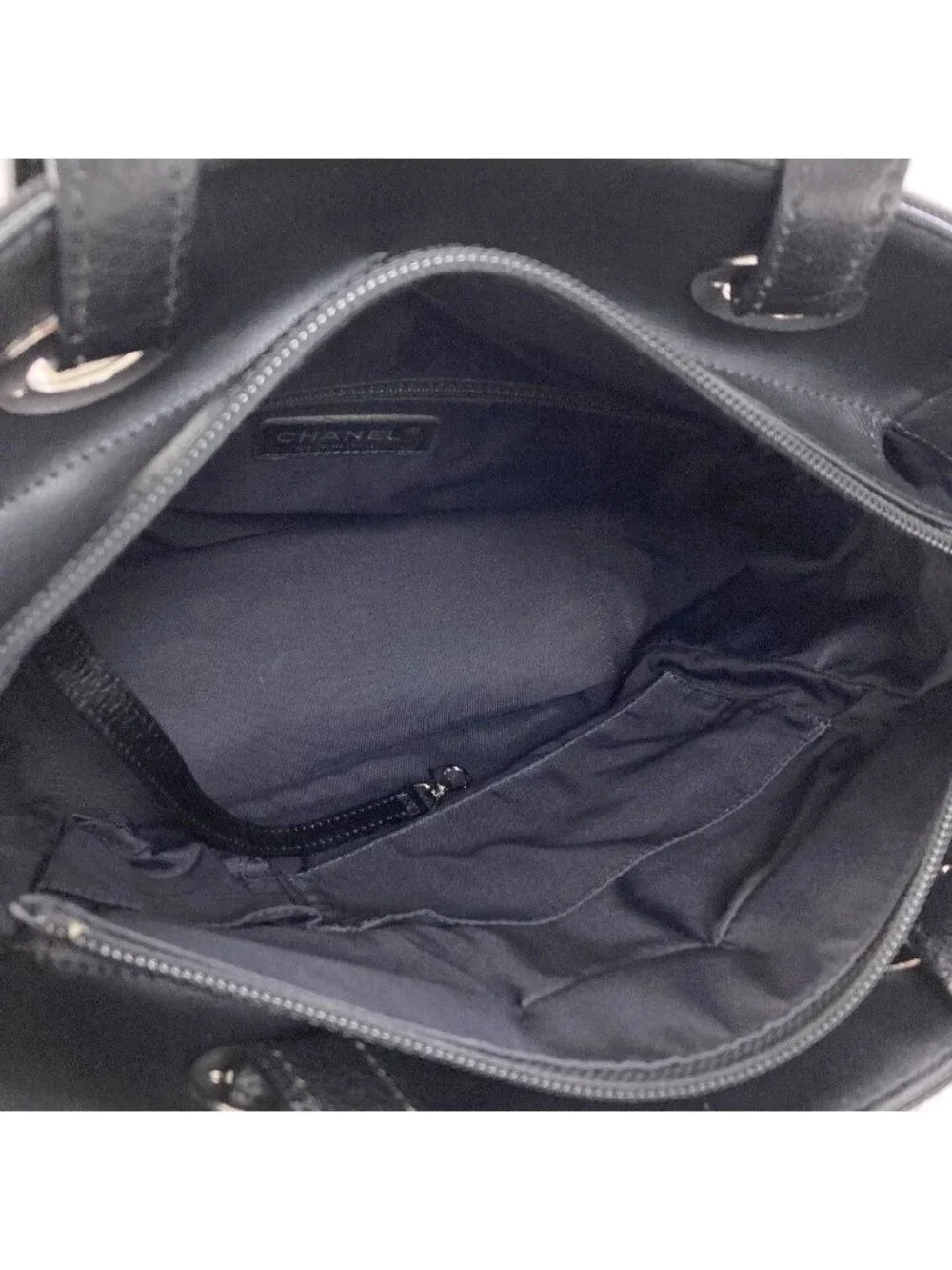 Chanel Paris Biarritz Tote PM Silver
